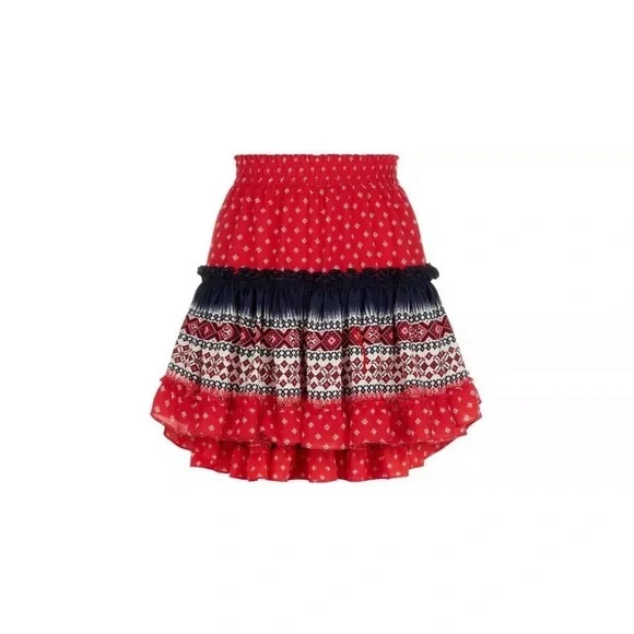 Misa Los Angeles Tania Ruffled Mini Skirt - Picture 2 of 8